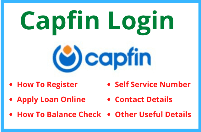 Capfin Login @ Loan, Online Account Balance Check- All Info
