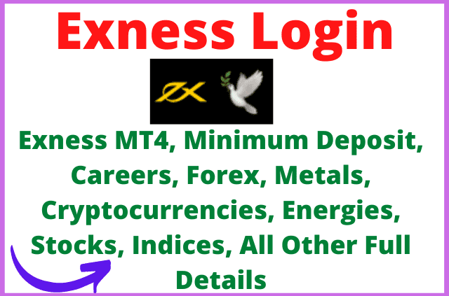 Exness Login Sign Up @ Useful Info You Need To Know