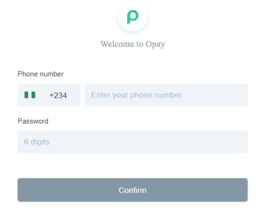 Opay Login Sign Up To Account With Phone Number {Quick Info}