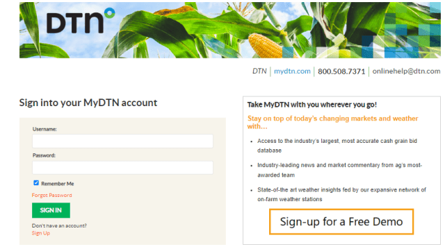 MyDTN Login @ Easy Access Agricultural, Weather, & All Info
